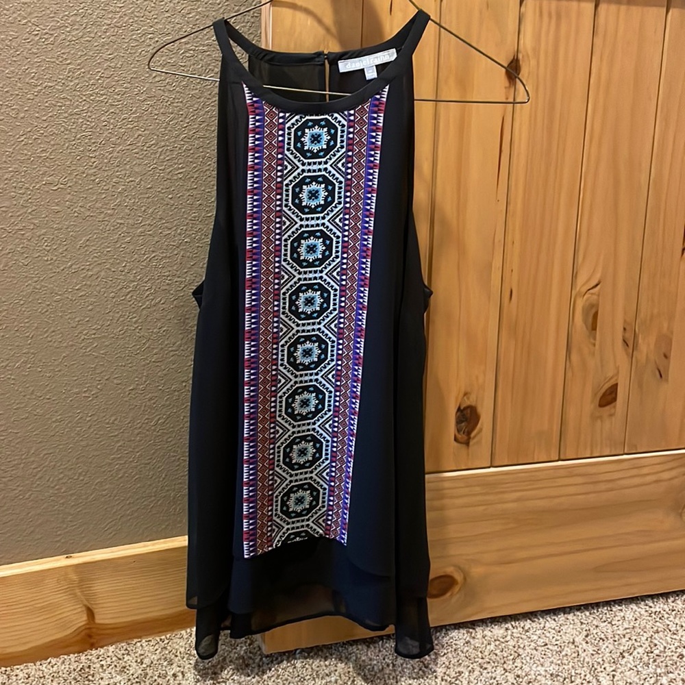 Black dress top